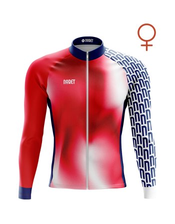 Veste vélo mi-saison manches longues Femme - Confort